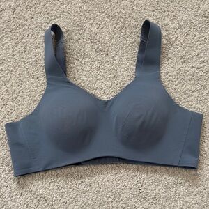 Knix High-Impact Sports Bra Adjustable Breathable Slate Blue Sz2